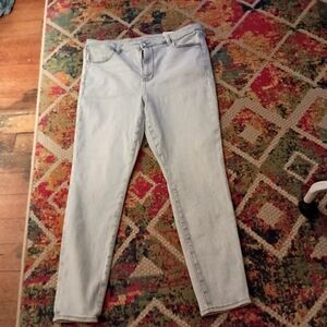 Next Level Apparel Women's Soft Blue Skinny Jeans